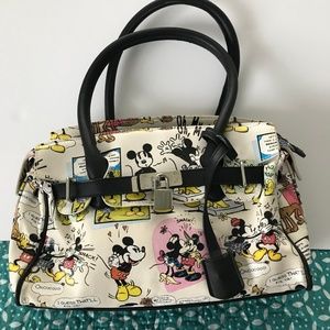 mickey and minnie love story handbag